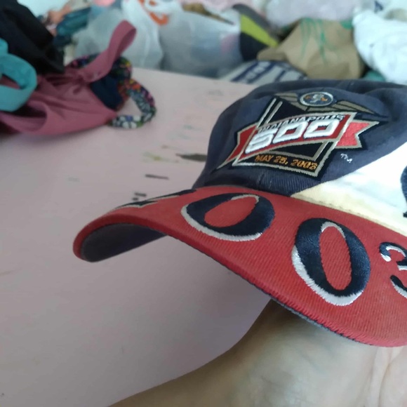 2003 VINTAGE RACING INDIANAPOLIS Indy 500 Race HAT EMBROIDERED LOGO Worn Racecar - Picture 10 of 10